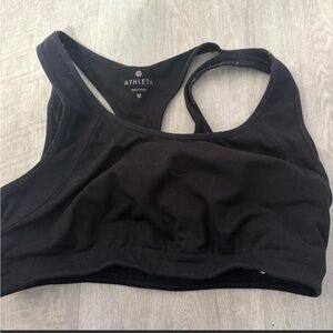 Athleta Women's Classic Black Sports Bra